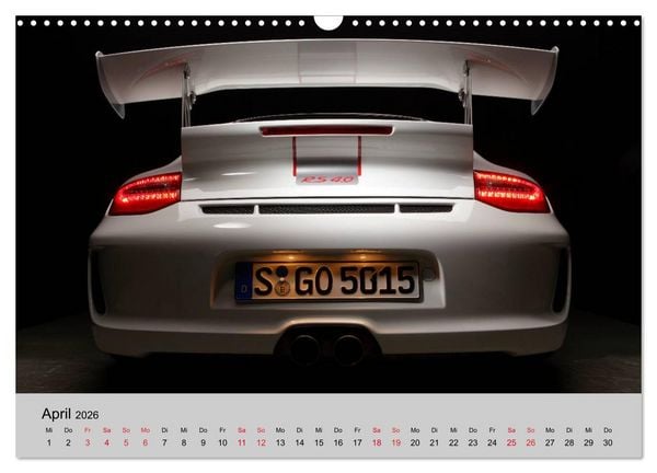Produktbild: Porsche GT3RS 4,0 (Wandkalender 2026 DIN A3 quer), CALVENDO Monatskalender