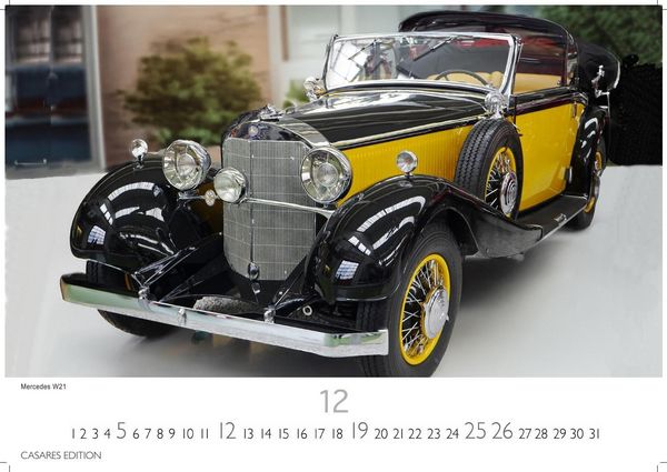 Produktbild: Mercedes Classic Cars Kalender 2027 &ndash; Wandkalender | Fotokalender Oldtimer 24x35cm - Mercedes Oldtimer - Eleganz & Geschichte im Kalenderformat