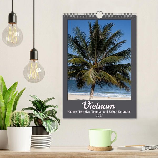Produktbild: Vietnam &ndash; Nature, Temples, Tropics, and Urban Splendor (Wall Calendar 2027 DIN A4 portrait), CALVENDO 12 Month Wall Calendar