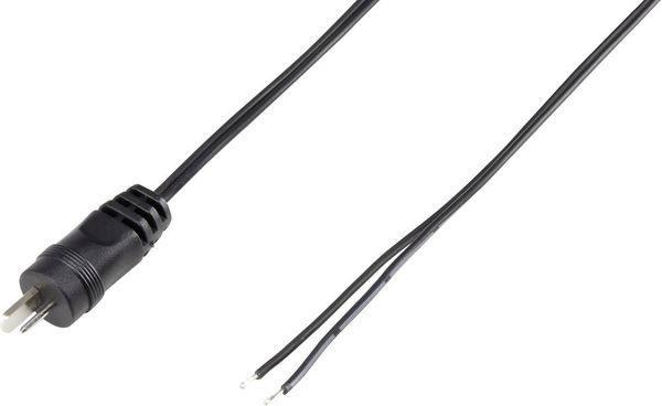 VOLTCRAFT 93015c94 Lautsprecher-Steckverbinder Stecker, gerade Polzahl: 2 Schwarz 1St.