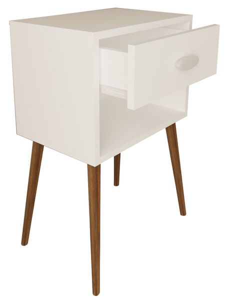 Holz Nachttisch Beistelltisch Schublade Singol XL