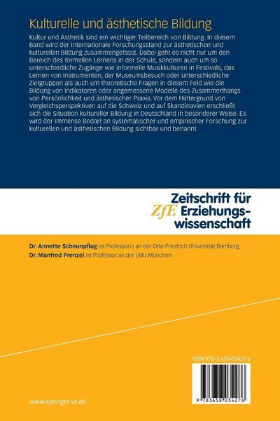 Produktbild: Kulturelle und &auml;sthetische Bildung