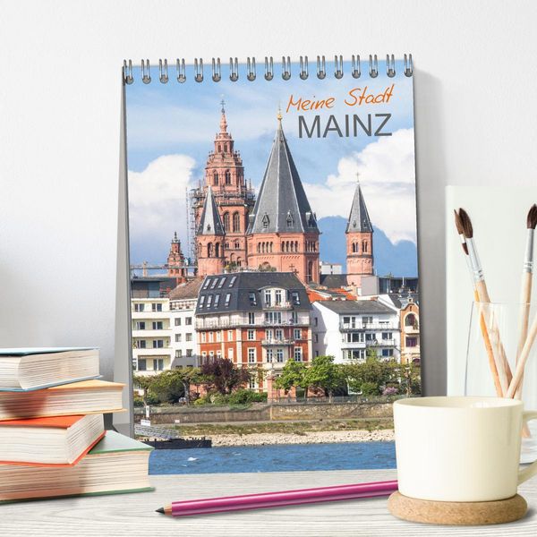 Produktbild: Meine Stadt Mainz (Tischkalender 2026 DIN A5 hoch), CALVENDO Monatskalender