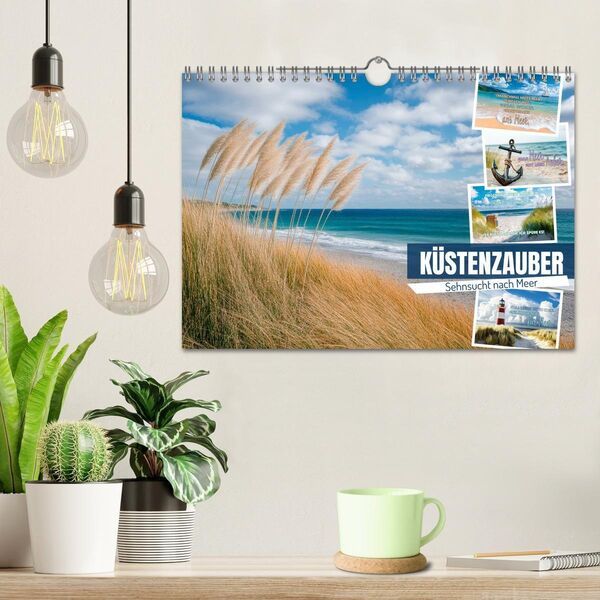 Produktbild: K&Uuml;STENZAUBER Sehnsucht nach Meer (Wandkalender 2027 DIN A4 quer), CALVENDO Monatskalender