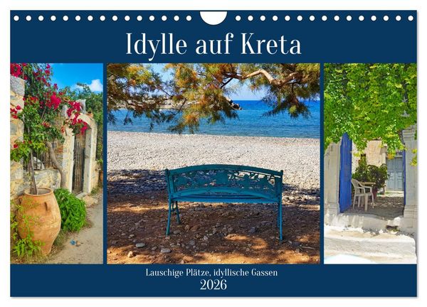 Produktbild: Idylle auf Kreta (Wandkalender 2026 DIN A4 quer), CALVENDO Monatskalender