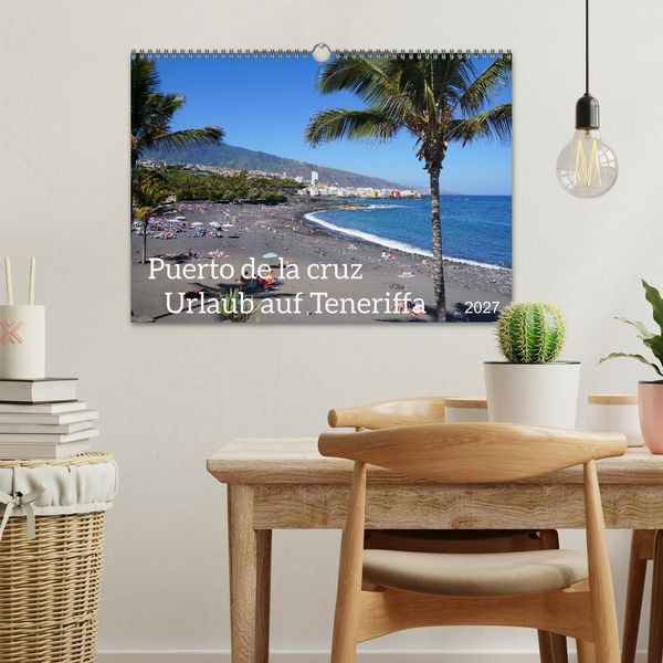 Produktbild: Puerto de la Cruz. Teneriffa Urlaub. (Wandkalender 2027 DIN A3 quer), CALVENDO Monatskalender
