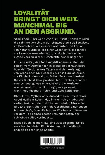 Produktbild: Das Kapitel, das fehlt