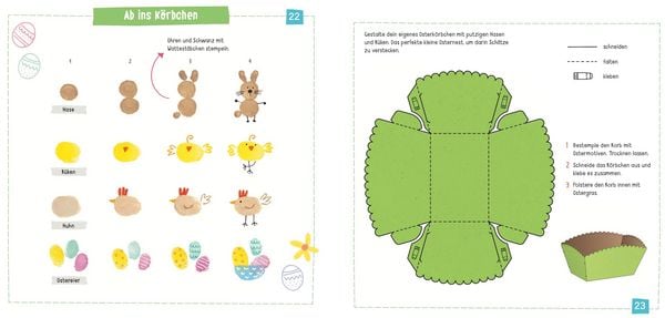 Produktbild: Fingerstempeln. Bastelblock