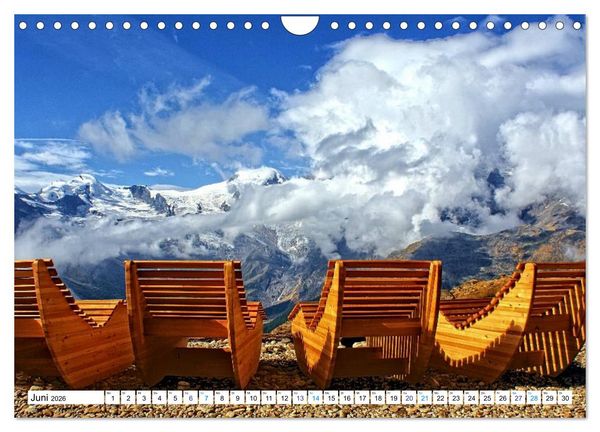Produktbild: Gr&uuml;ezi . Landschaften in der Schweiz (Wandkalender 2026 DIN A4 quer), CALVENDO Monatskalender