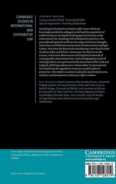 Produktbild: The Doctrine of Odious Debt in International Law