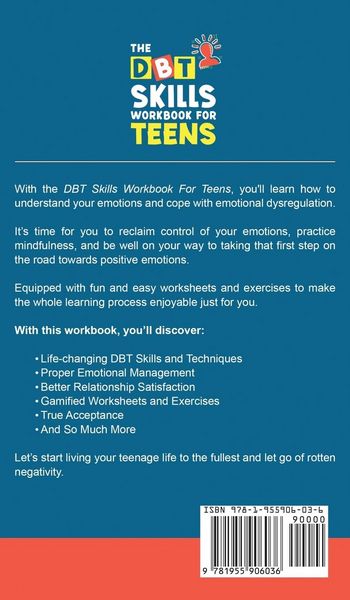 Produktbild: The DBT Skills Workbook For Teens - Understand Your Emotions and Manage Anxiety, Anger, and Other Negativity To Balance Your Life For The Better (For Teens and Adolescents)