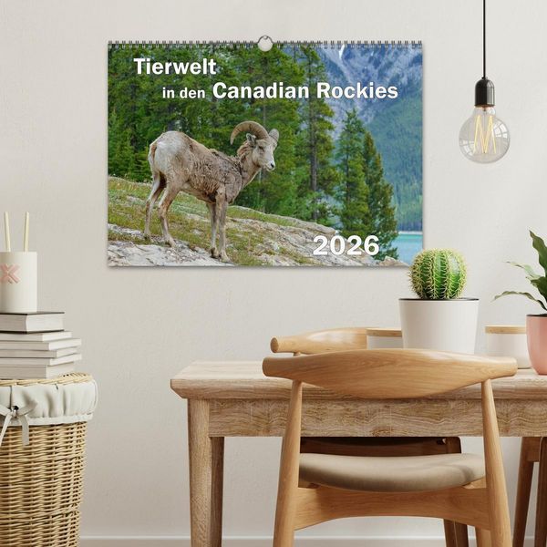 Produktbild: Tierwelt in den Canadian Rockies (Wandkalender 2026 DIN A3 quer), CALVENDO Monatskalender