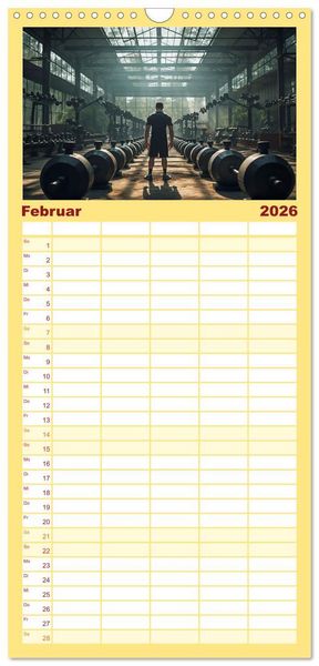 Produktbild: Familienplaner 2026 - Das macht Spa&szlig;, haben sie gesagt mit 5 Spalten (Wandkalender, 21 x 45 cm) CALVENDO