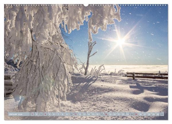 Produktbild: Die Jahreszeiten im Nordschwarzwald (hochwertiger Premium Wandkalender 2026 DIN A2 quer), Kunstdruck in Hochglanz