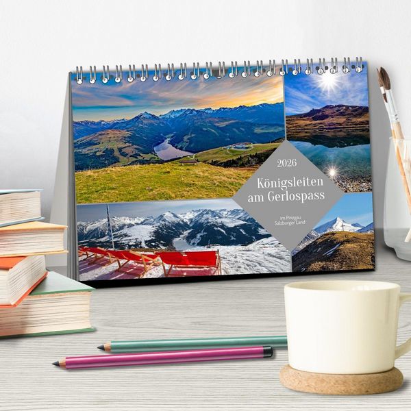 Produktbild: K&ouml;nigsleiten am Gerlospass (Tischkalender 2026 DIN A5 quer), CALVENDO Monatskalender