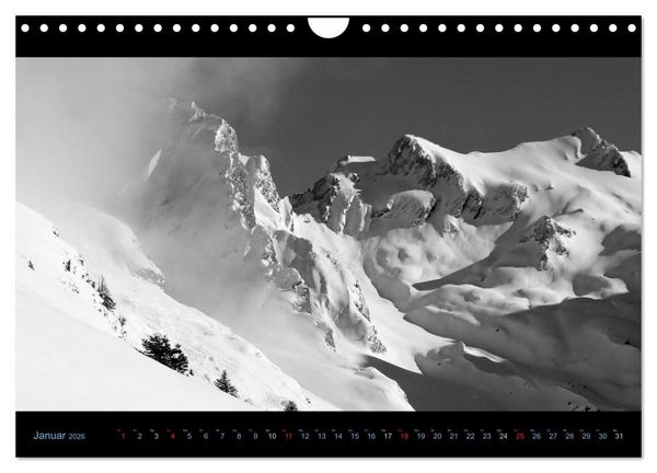 Produktbild: Region Oberstdorf - Kleinwalsertal und Nebelhorn (Wandkalender 2026 DIN A4 quer), CALVENDO Monatskalender