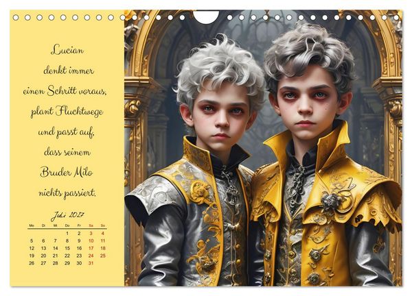 Produktbild: Mondkinder der Dunkelheit (Wandkalender 2027 DIN A4 quer), CALVENDO Monatskalender
