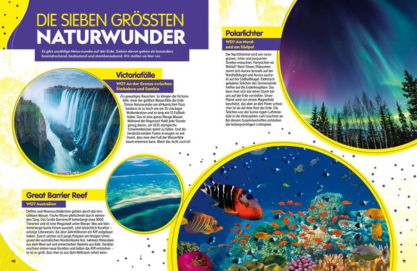 WOW! Tolle Tiere, fantastische Phänomene, unendliches Universum und die Wunder unserer Welt