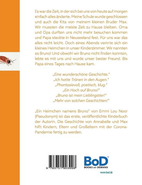 Produktbild: Ein Heimchen namens Bruno