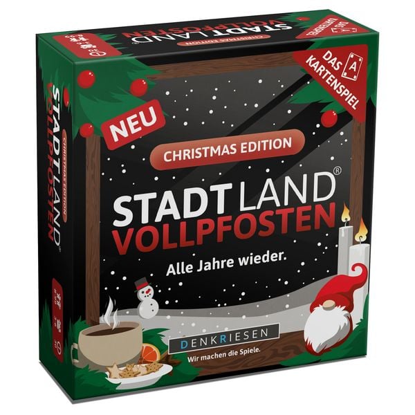 Produktbild: STADT LAND VOLLPFOSTEN&reg; - Das Kartenspiel &ndash; Christmas Edition - "Alle Jahre wieder."