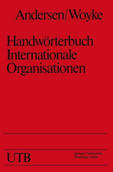 Produktbild: Handw&ouml;rterbuch Internationale Organisationen