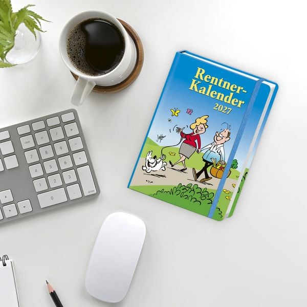 Produktbild: Rentner Kalenderbuch A6 2027