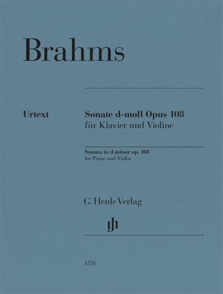 Produktbild: Johannes Brahms - Violinsonate d-moll op. 108