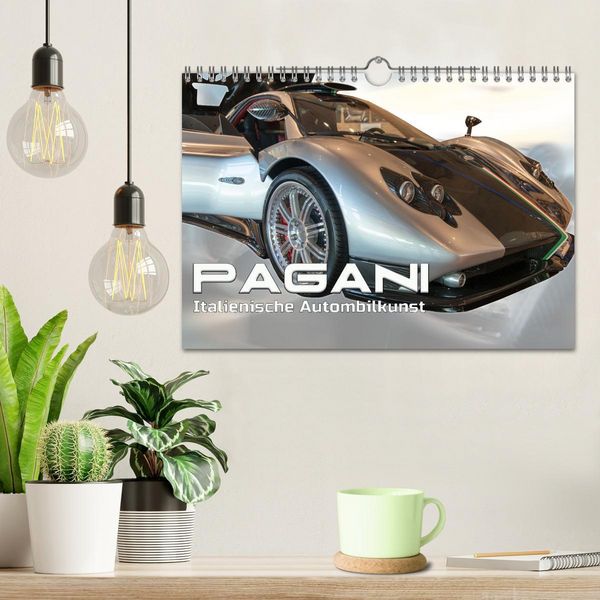 Produktbild: Pagani italienische Automobilkunst (Wandkalender 2026 DIN A4 quer), CALVENDO Monatskalender