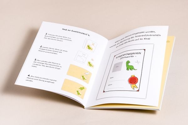 Produktbild: Mein kunterbuntes Ausschneidebuch - Dinosaurier. Schneiden, kleben, malen f&uuml;r Kinder ab 3 Jahren. Mit Scherenf&uuml;hrerschein