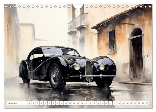 Produktbild: Oldtimer - Vergangenheit neu entdeckt (Wandkalender 2026 DIN A4 quer), CALVENDO Monatskalender