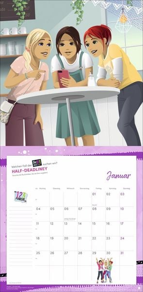 Produktbild: Die drei !!! Broschurkalender 2027