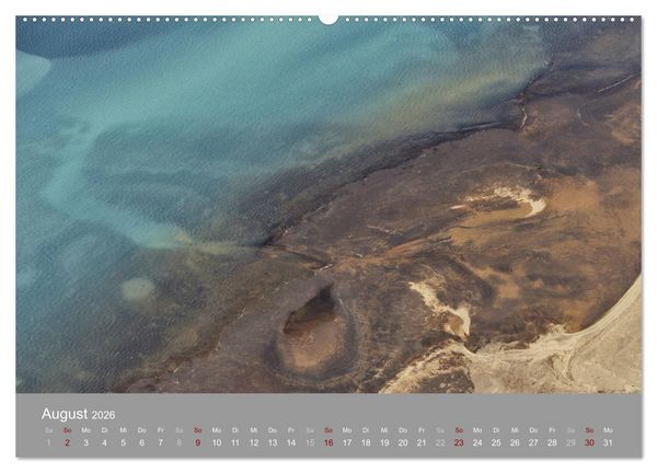 Produktbild: Naturkunst - Luftbilder (Wandkalender 2026 DIN A2 quer), CALVENDO Monatskalender
