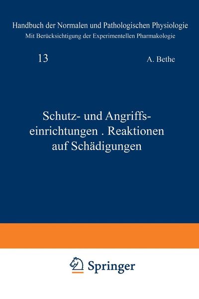 Produktbild: Schutz- und Angriffseinrichtungen &middot; Reaktionen auf Sch&auml;digungen