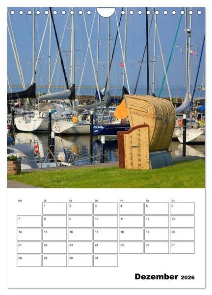 Produktbild: Marina Heiligenhafen (Wandkalender 2026 DIN A4 hoch), CALVENDO Monatskalender