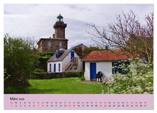 Produktbild: Chausey Inseln Magischer Insel - Archipel Frankreich (Tischkalender 2026 DIN A5 quer), CALVENDO Monatskalender