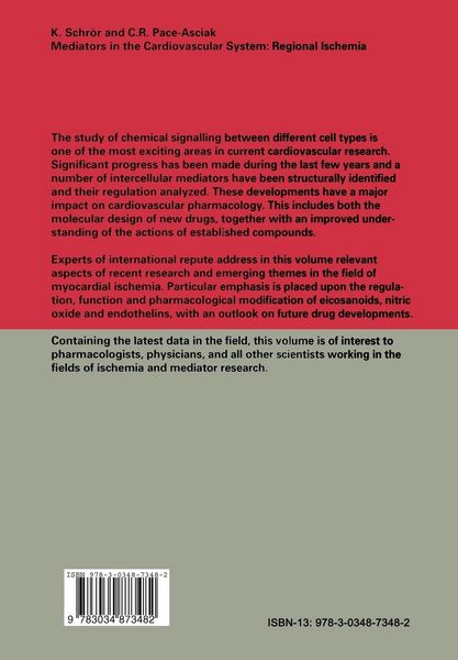 Produktbild: Mediators in the Cardiovascular System: Regional Ischemia