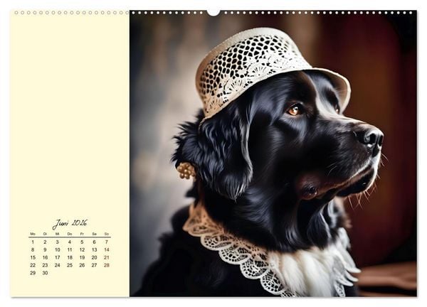Produktbild: Gut beh&uuml;tete Hunde (Wandkalender 2026 DIN A2 quer), CALVENDO Monatskalender