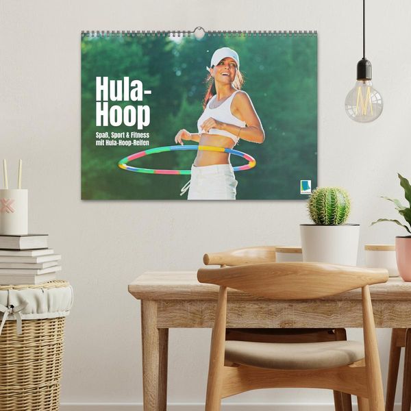 Produktbild: Hula-Hoop: Spa&szlig;, Sport und Fitness mit Hula Hoop Reifen (Wandkalender 2026 DIN A3 quer), CALVENDO Monatskalender
