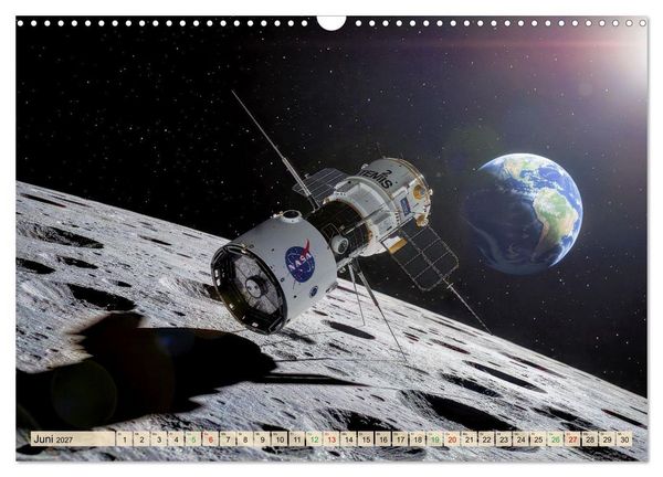 Produktbild: Mond Mission (Wandkalender 2027 DIN A3 quer), CALVENDO Monatskalender