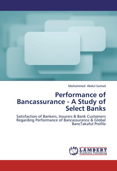 Produktbild: Performance of Bancassurance - A Study of Select Banks