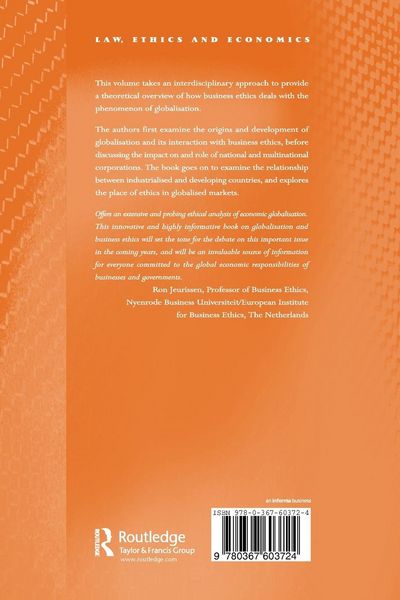 Produktbild: Globalisation and Business Ethics