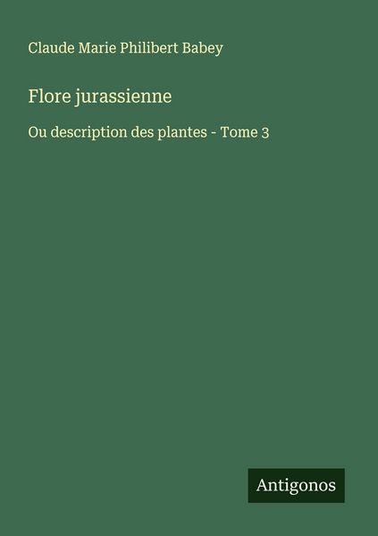 Produktbild: Flore jurassienne