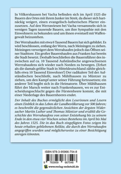 Produktbild: Geschichte des Werrahaufens im deutschen Bauernkrieg 1525