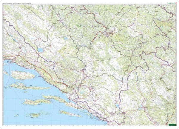 Produktbild: freytag & berndt Stra&szlig;enkarte Bosnien-Herzegowina 1:200.000