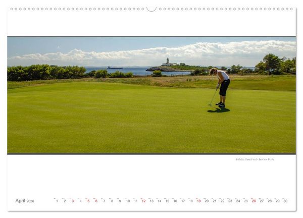 Produktbild: Emotionale Momente: Die sch&ouml;nsten Golfpl&auml;tze auf Mallorca. (Wandkalender 2026 DIN A2 quer), CALVENDO Monatskalender