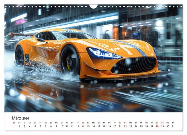 Produktbild: Schnelle Sportwagen (Wandkalender 2026 DIN A3 quer), CALVENDO Monatskalender