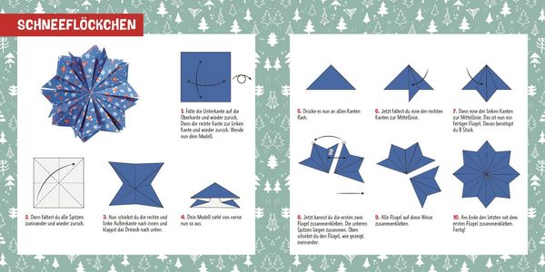 Produktbild: 111 x Sterne falten - Frohe Weihnachten!