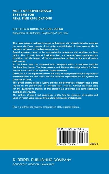 Produktbild: Multi-Microprocessor Systems for Real-Time Applications