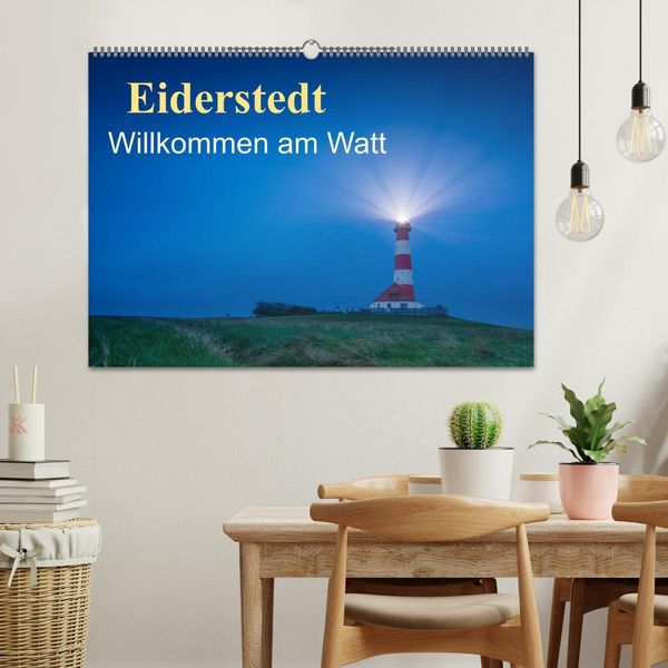 Produktbild: Eiderstedt - Willkommen am Watt (Wandkalender 2026 DIN A2 quer), CALVENDO Monatskalender