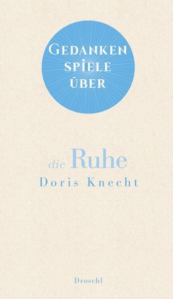 Produktbild: Gedankenspiele &uuml;ber die Ruhe